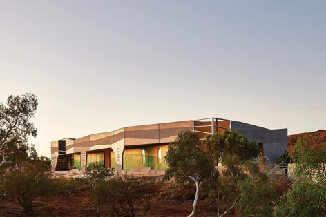 The Karratha Super Clinic in Western Australia. Architect: Coda. Photograph: Peter Bennetts.