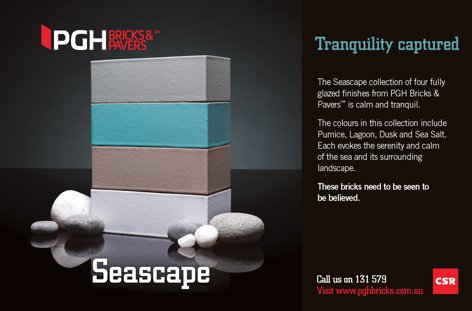Seascape bricks from CSR PGH Bricks & Pavers