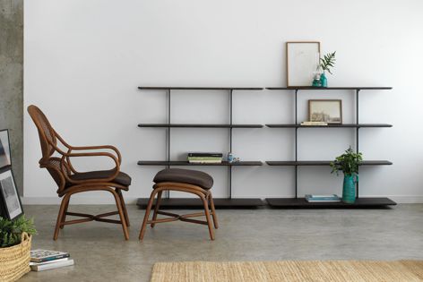 The Expormim Frames armchair brings outdoor furniture indoors.