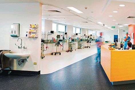 Accolade Plus and Accolade Safe Plus PVC flooring are ideal for health care environments.