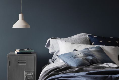 New Skin by Haymes is a relaxed, cool theme that explores denim-related textures and colour tones and how these translate within the home.
