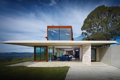 Invisible House by Peter Stutchbury Architecture, winner of Australian House of the Year and New House over 200m2. Photograph: Michael Nicholson.