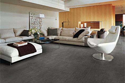 Three formats, two finishes and six colours make the Basaltina tile range a versatile option.