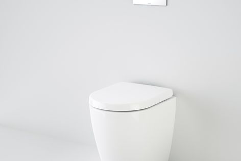 The Urbane Compact Wall Faced Invisi II toilet suite.