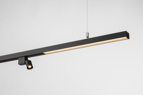 The UT-14 combines linear light and track spotlights, enabling LED strips and magnetic tracks to fit into one sleek profile.