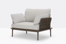 Reva outdoor sofa and armchair