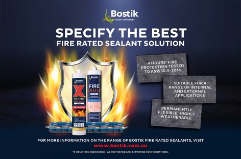 Fire-rated sealant by Bostik