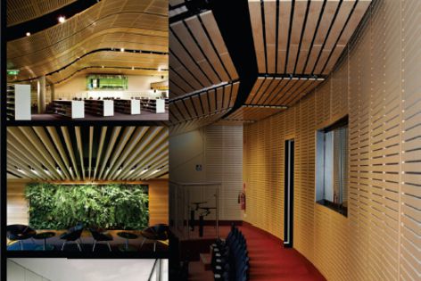 Acoustic lining solutions by Supawood