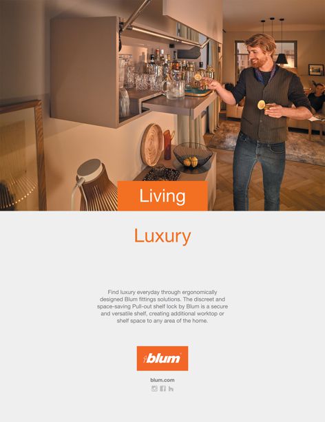 Living luxury with Blum fittings solutions