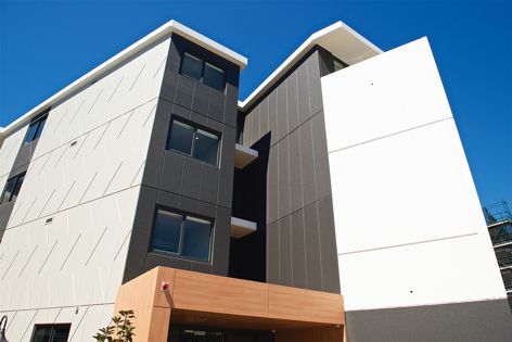 Hebel PowerPattern™ is a high-rise facade system that offers design flexibility.