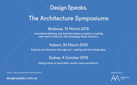 The Architecture Symposiums 2019