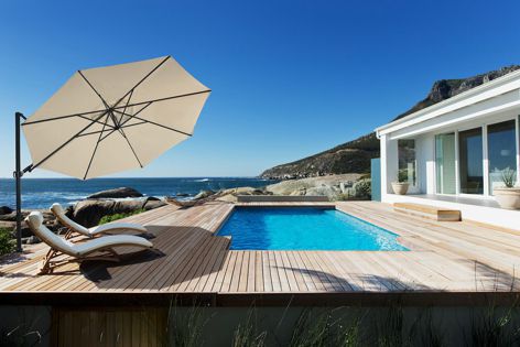 Caravita umbrellas feature ultra-high-strength frames and clever folding and retracting mechanisms.