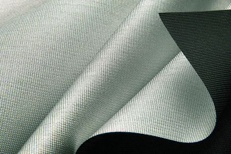  SilverScreen fabric features an ultra-fine layer of aluminium.