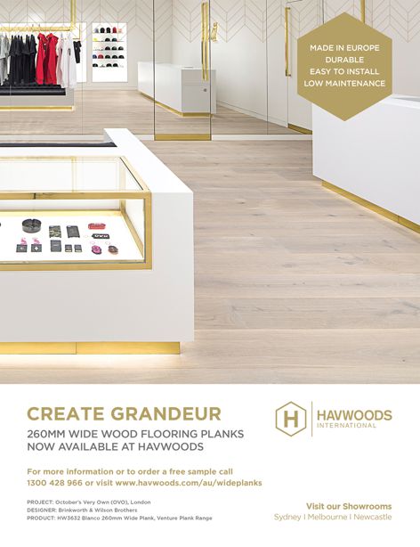 Wide wood flooring planks by Havwoods