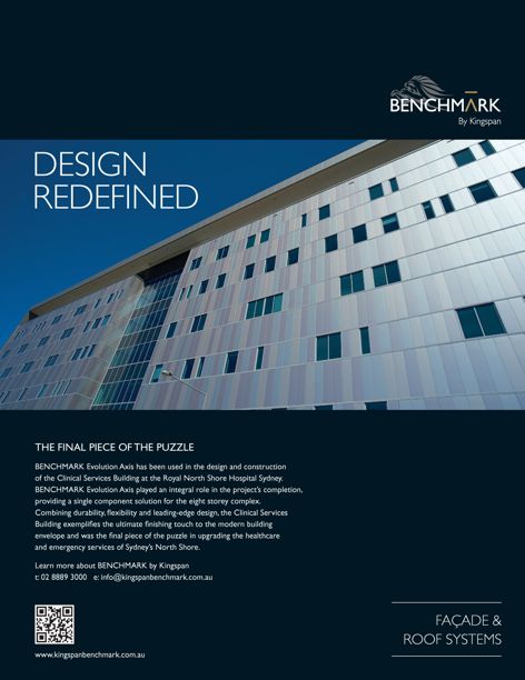 Benchmark Evolution facade from Kingspan