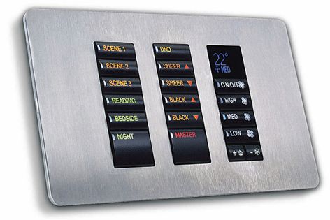 Revolution wall panels simplify the management of integrated lighting control systems.
