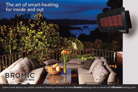 Outdoor heating by Bromic