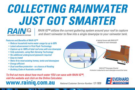 Rain IQ rainwater collection system