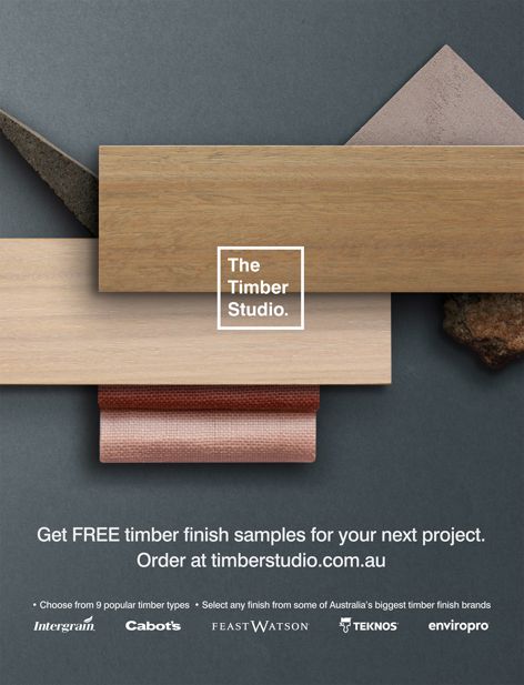 Hand-finished brushout samples are available on a variety of timber species through The Timber Studio website.