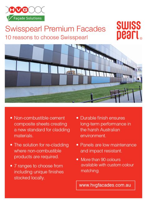 Swisspearl facades by HVG Facade Solutions