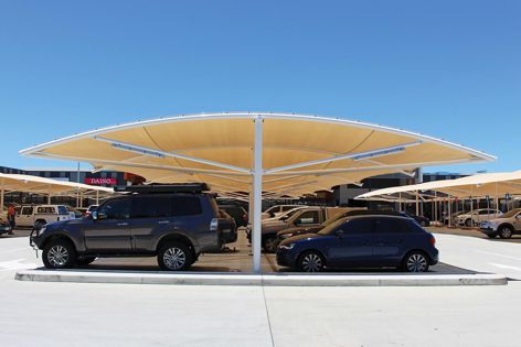 Extreme 32 shade cloth from Rainbow Shade has been used in commercial carparks and council park playgrounds.