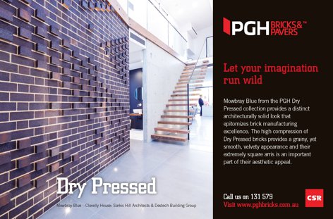 Dry Pressed bricks from CSR PGH Bricks & Pavers